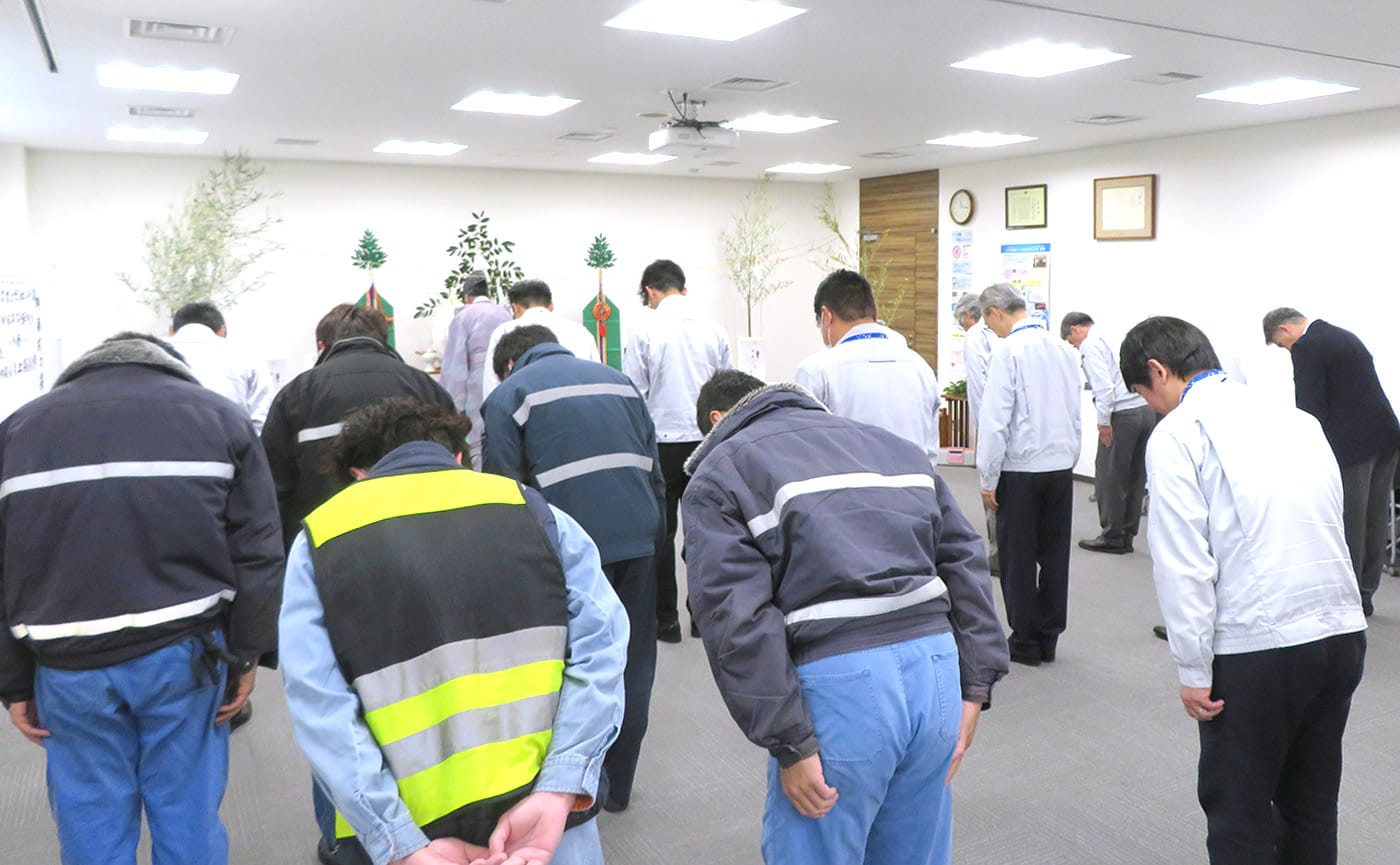 第48回 廃車供養式の様子